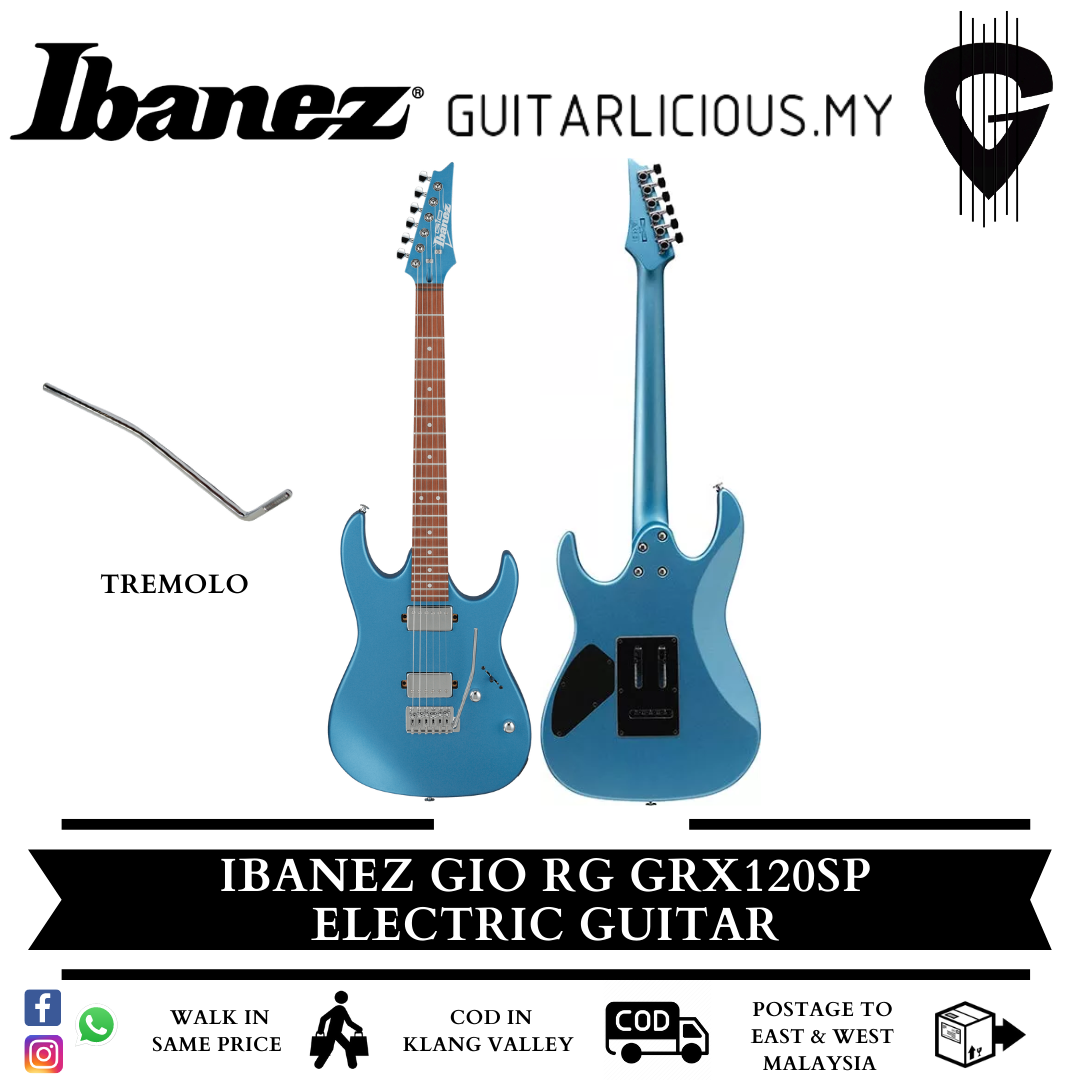 Ibanez GRX120SP, Metallic Light Blue Matte, Package A