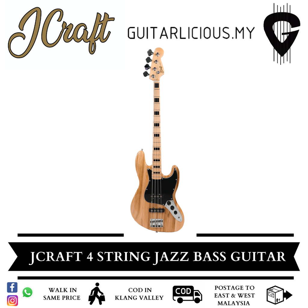 JCraft 4 String, Natural - Package A
