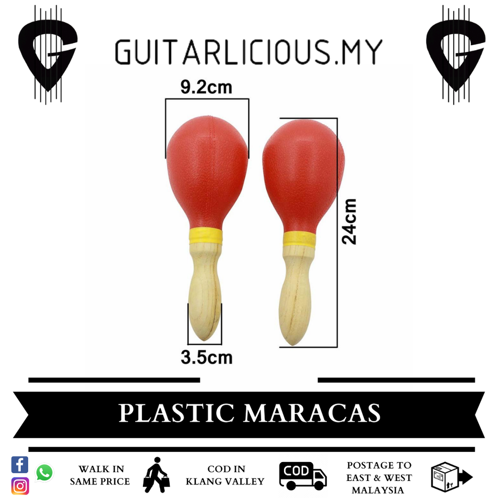 Plastic Maracas (M9)