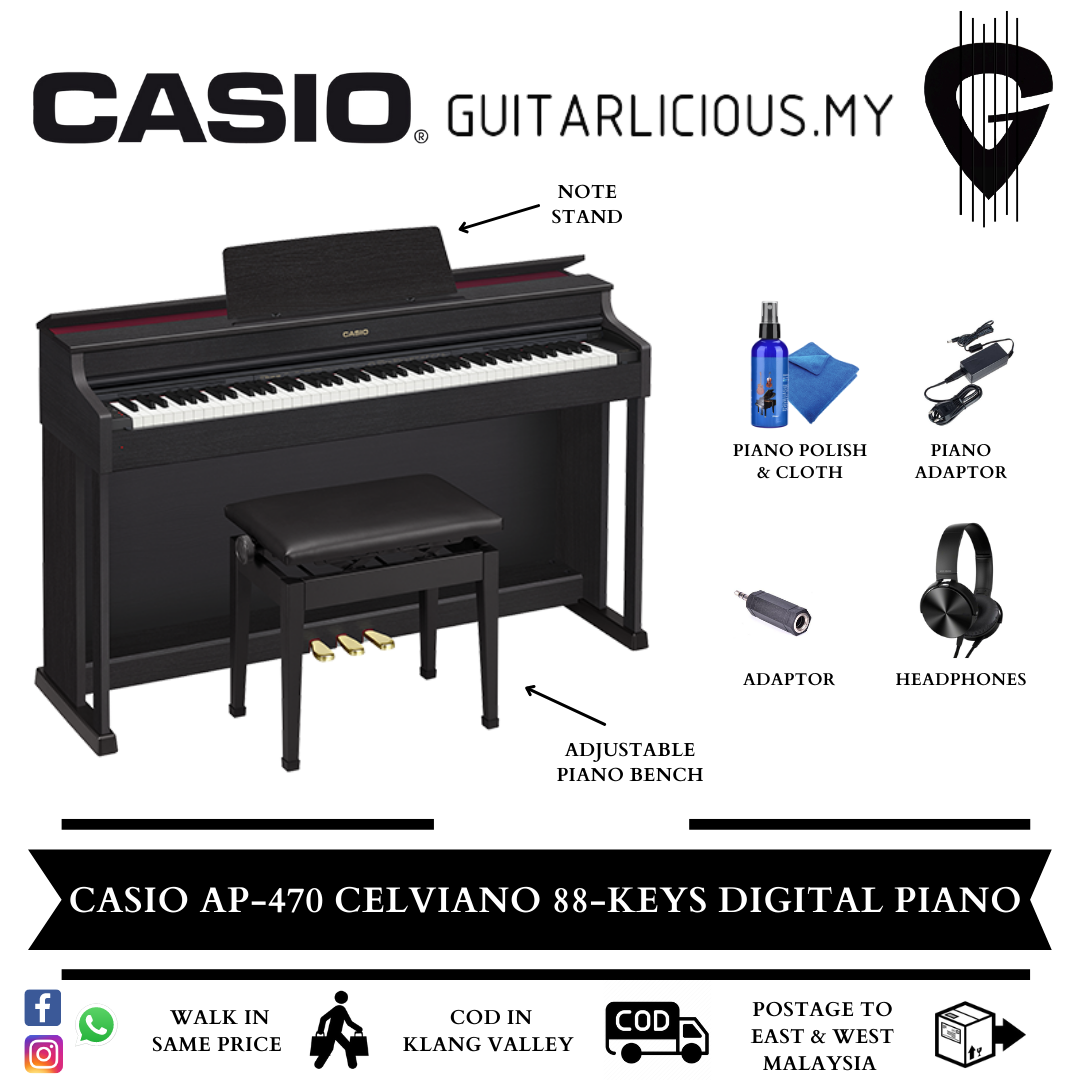 Casio AP-470 Celviano Package