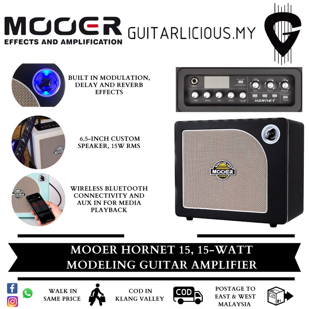 Mooer Hornet 15 Black_Features