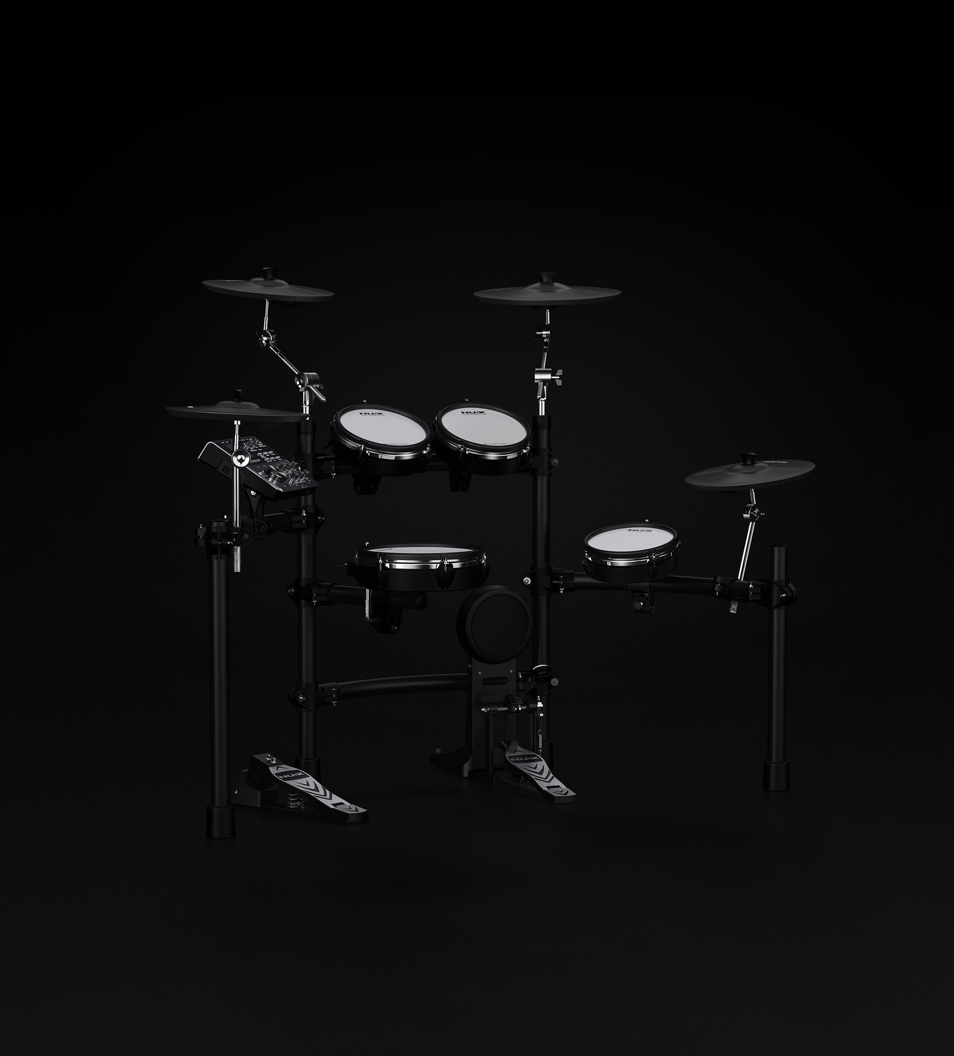 NUX DM7X 5Piece Digital Electronic Drum Set with FREE Headphone (DM7X