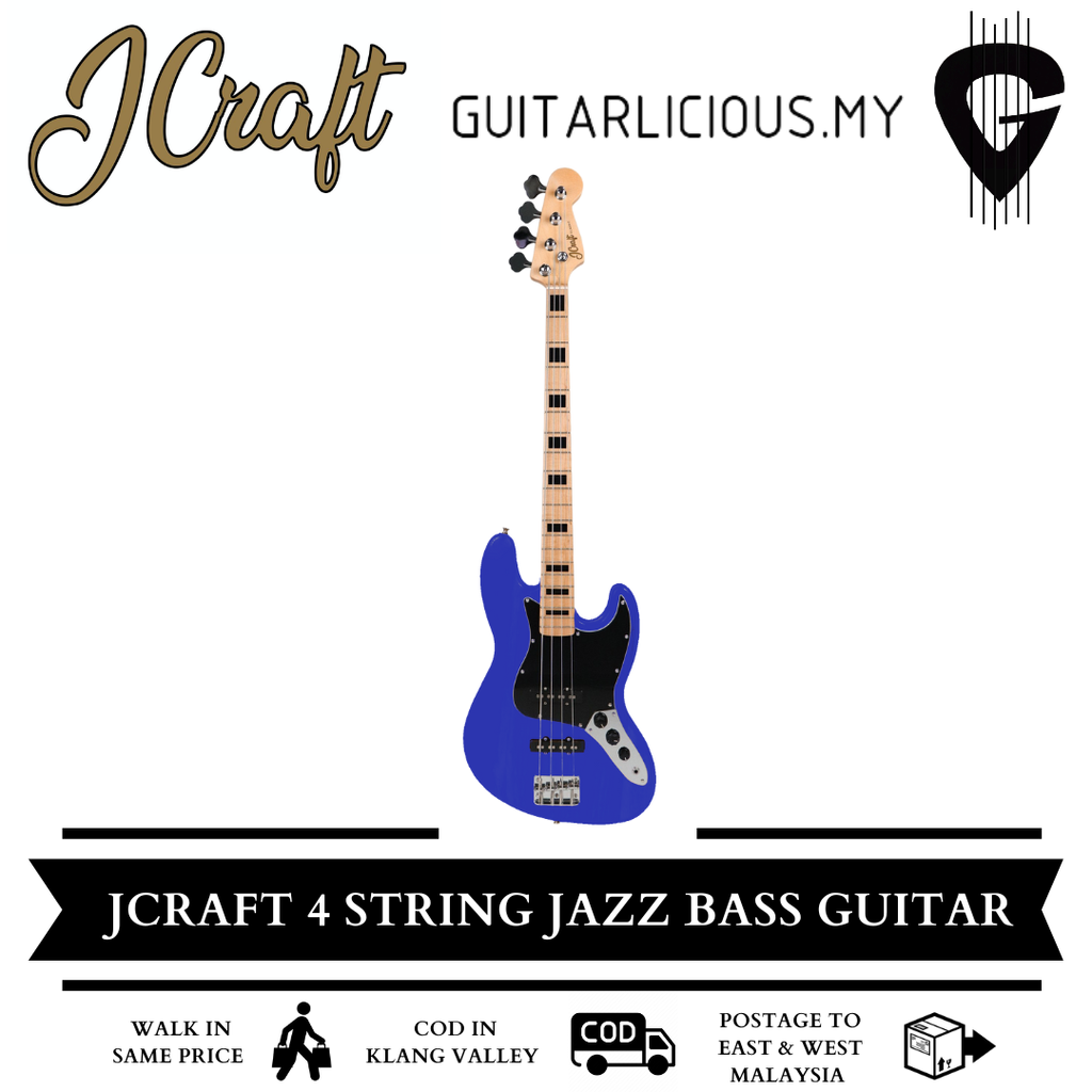 JCraft 4 String, Blue - Package A