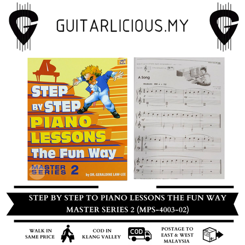 Step By Step to Piano Lessons The Fun Way Master Series ( MPS-4003 ) –  GUITARLICIOUS.MY