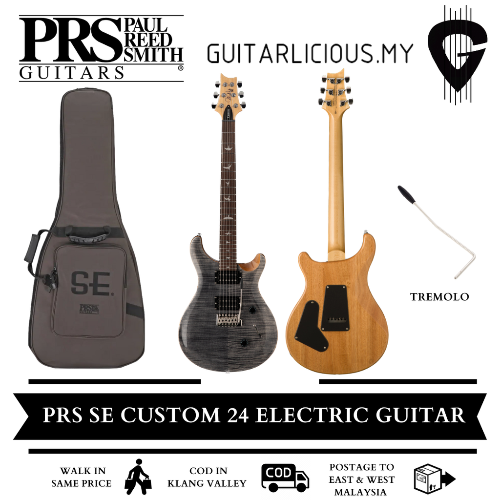 PRS SE Custom 24, Charcoal Package A