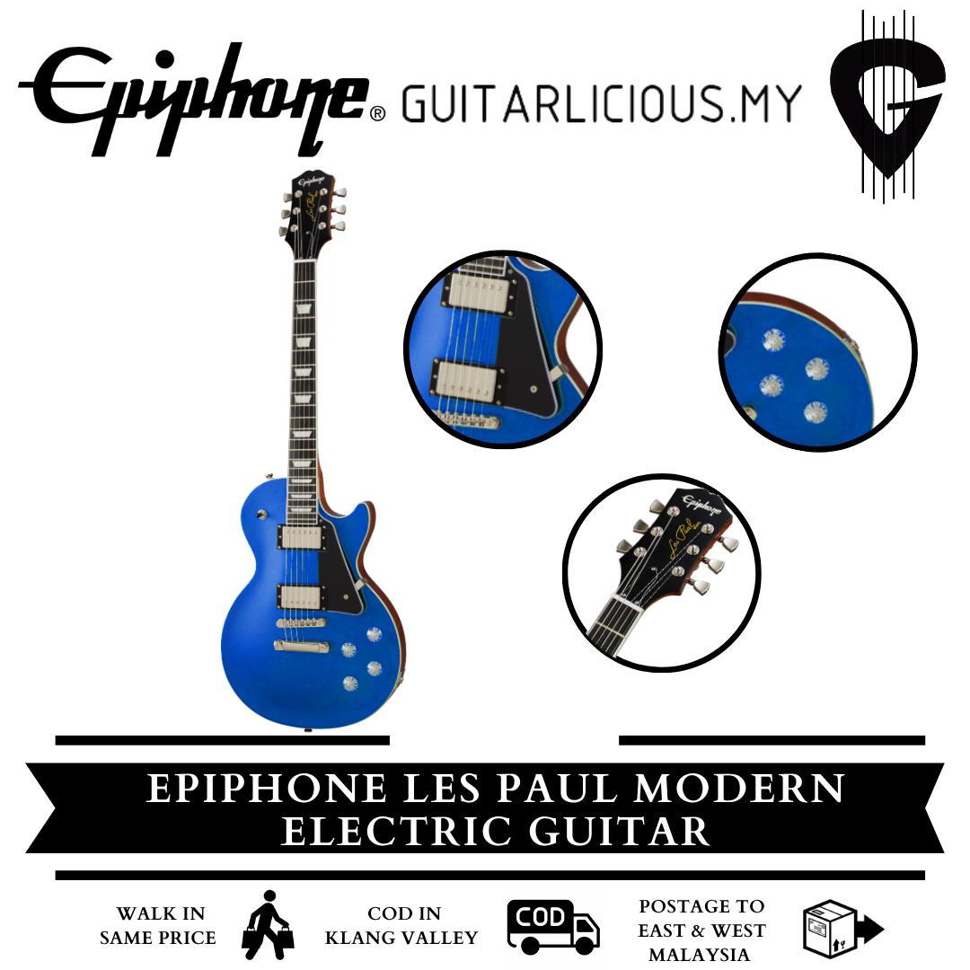 Les Paul Modern, Radio Blue Metallic - Package A
