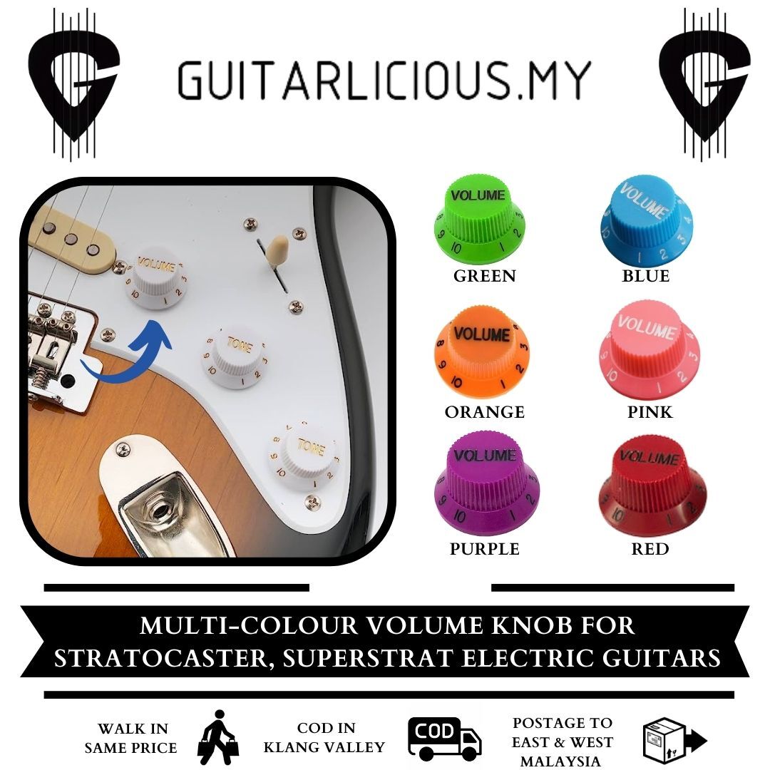 Multi Colour Volume Knob - Plastic