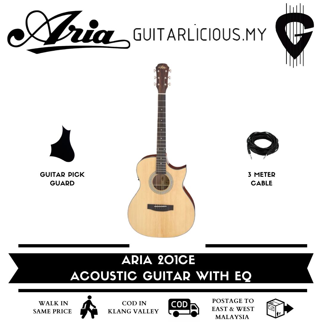 Aria 201-CE Acoustic Guitar with EQ / Pick Up (210-CE