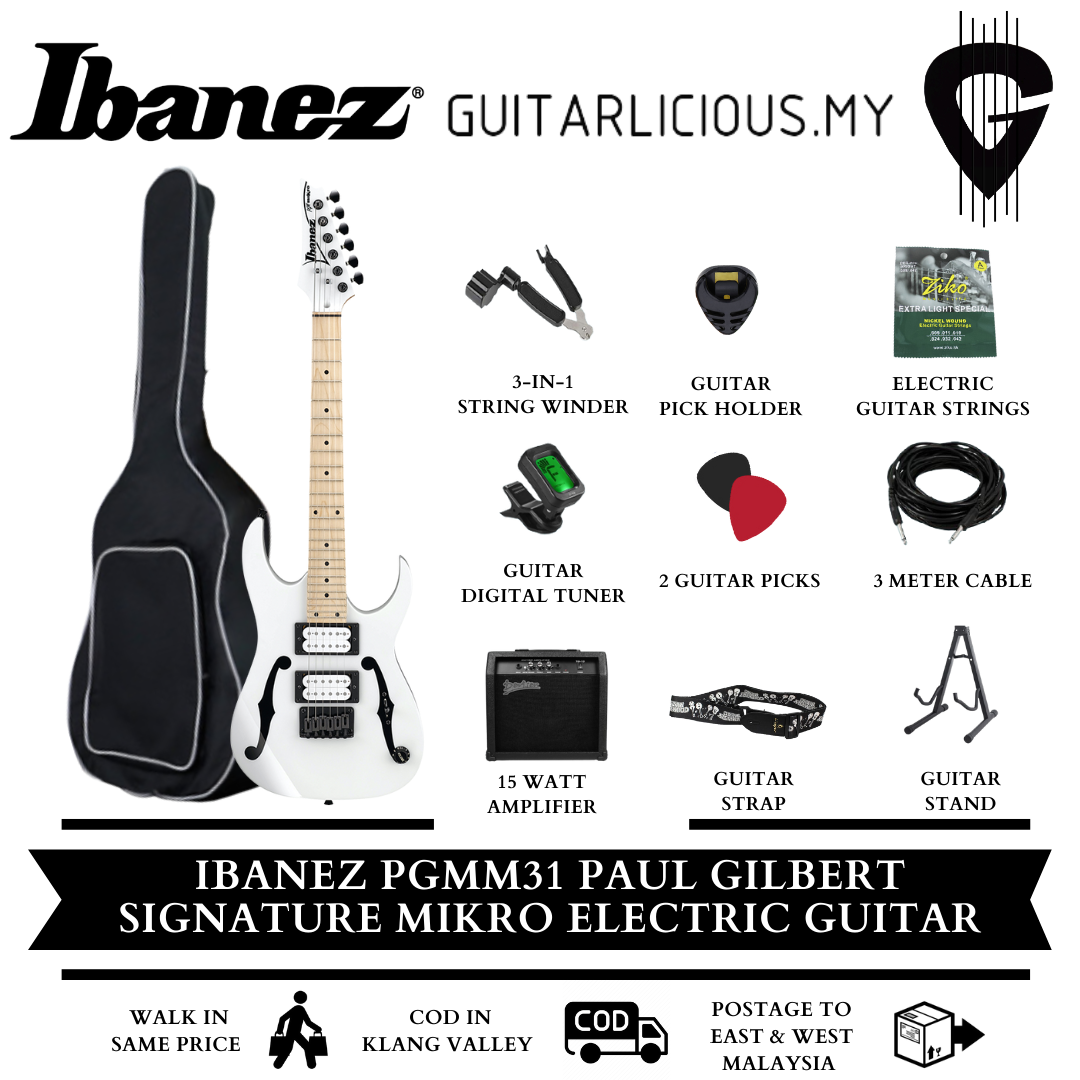 Ibanez PGMM31 White - Package D
