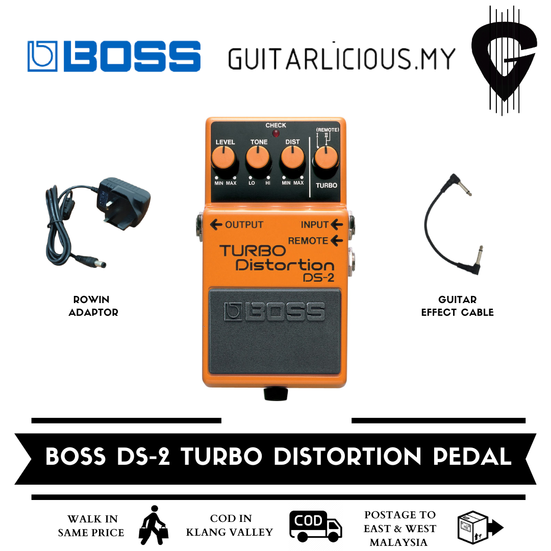 BOSS Turbo Distortion (DS-2 DS2 DS 2) Guitar Pedal Effect – 