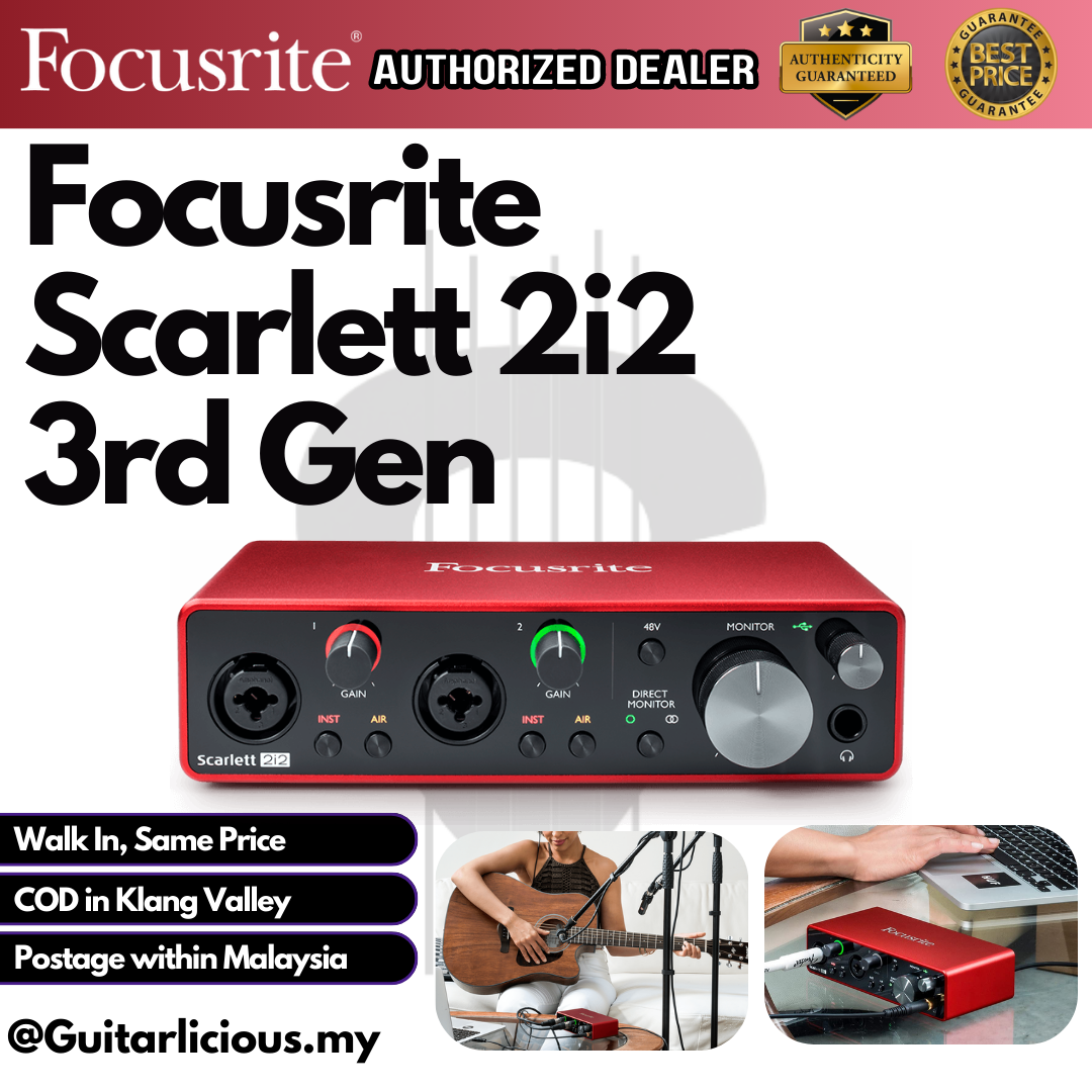 Focusrite Scarlett 2i2 (3rd Gen)