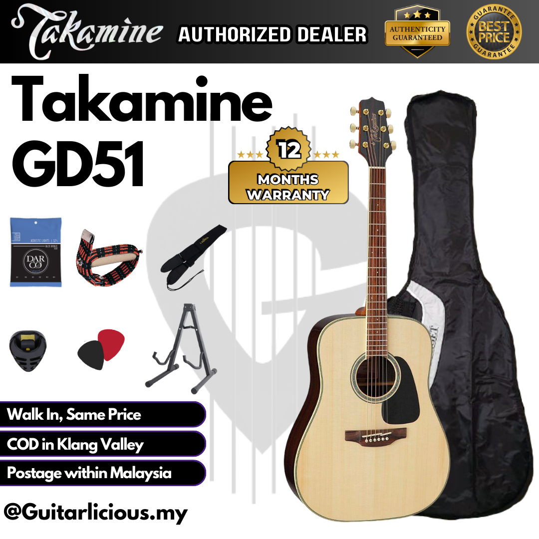 Takamine GD51, Natural - B