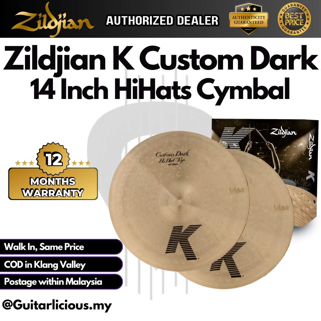 Zildjian K Custom Dark Cymbal Set 14