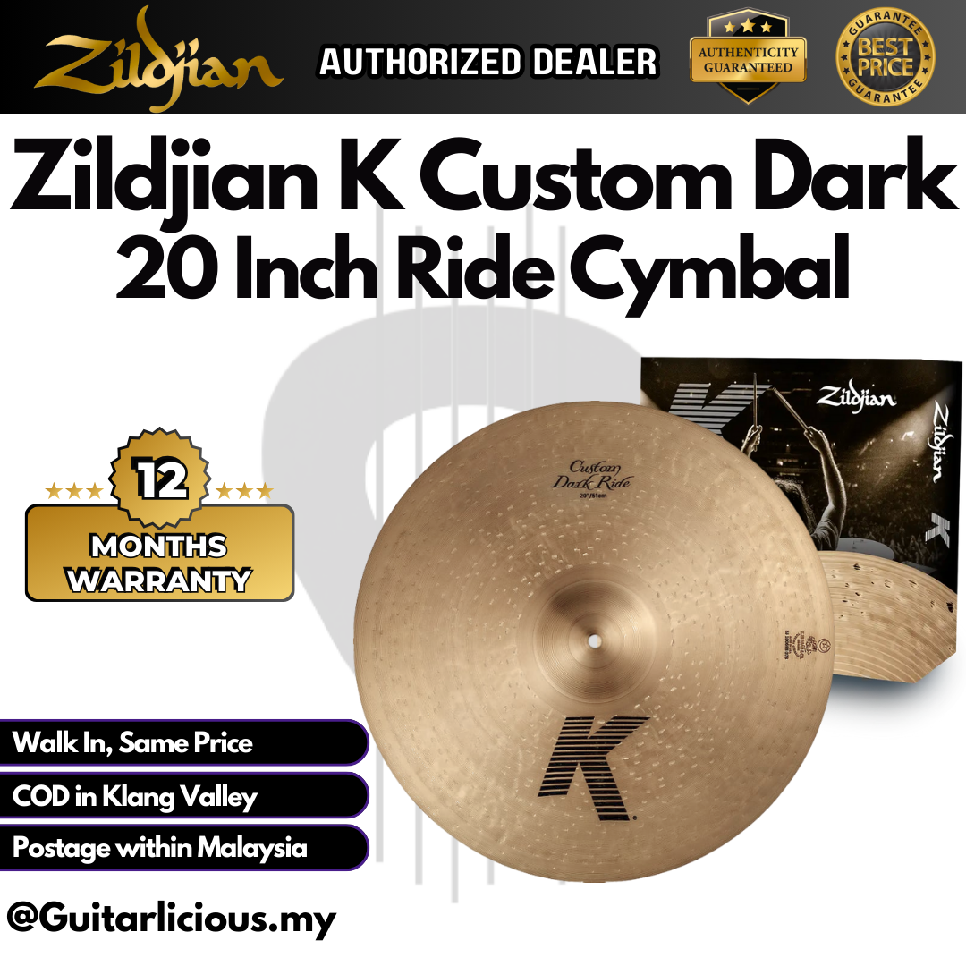 Zildjian K Custom Dark, 20_ Ride