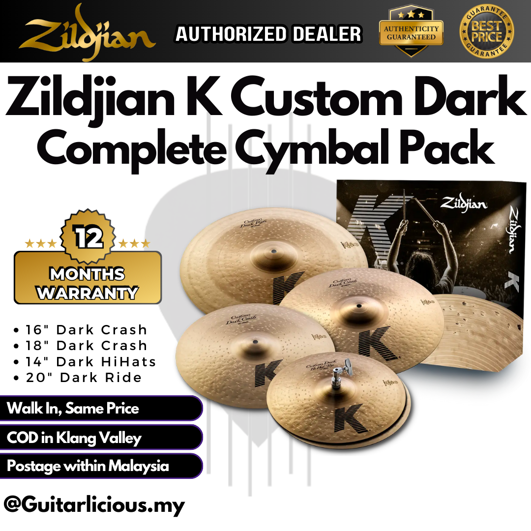 Zildjian K Custom Dark Cymbal Set 14