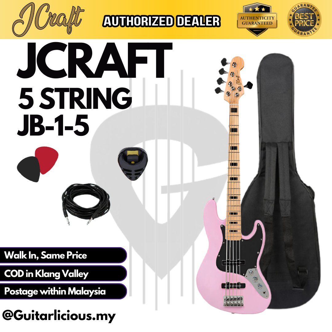 JCraft 5 String _ Pink Black - Package B (2)