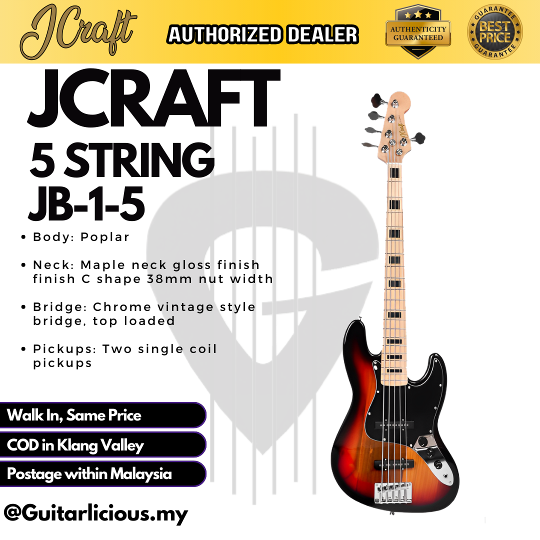 JCraft 5 String _ Sunburst - Package A (3)