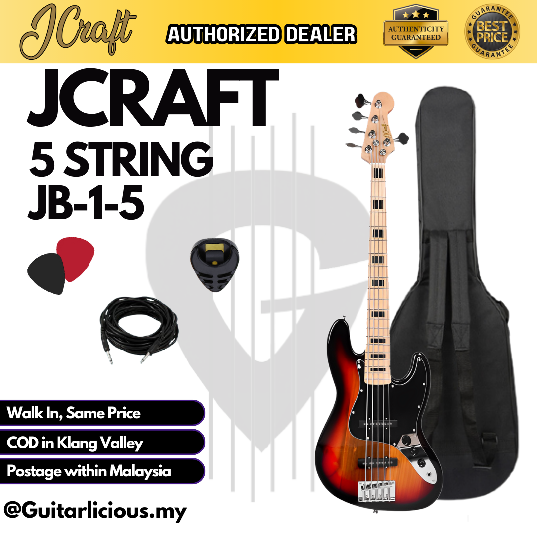 JCraft 5 String _ Sunburst - Package B (3)