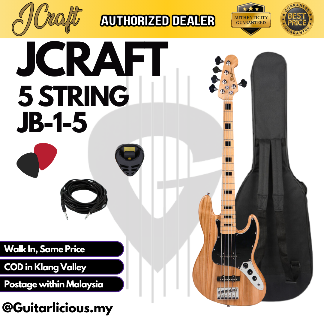 JCraft 5 String _ Natural - Package B (2)