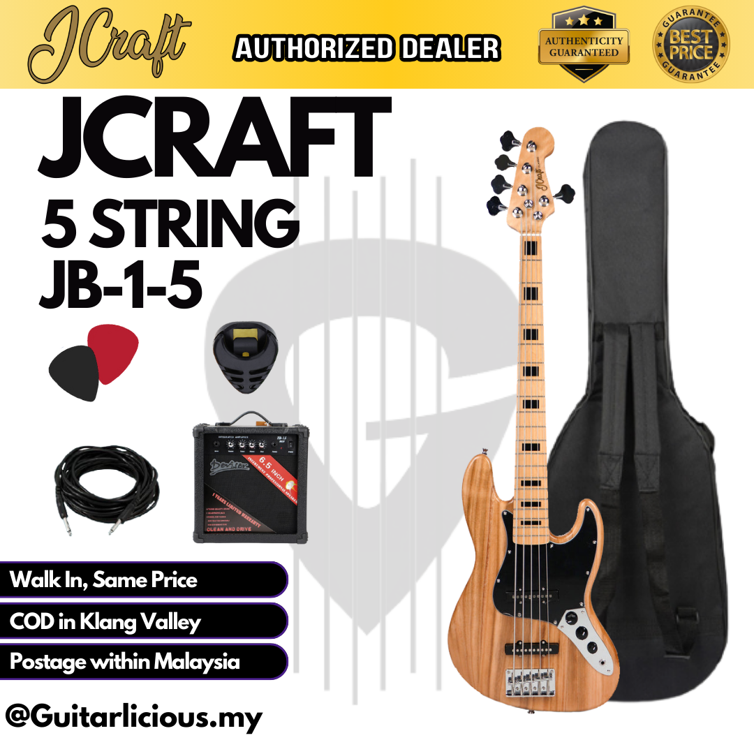 JCraft 5 String _ Natural - Package C (2)