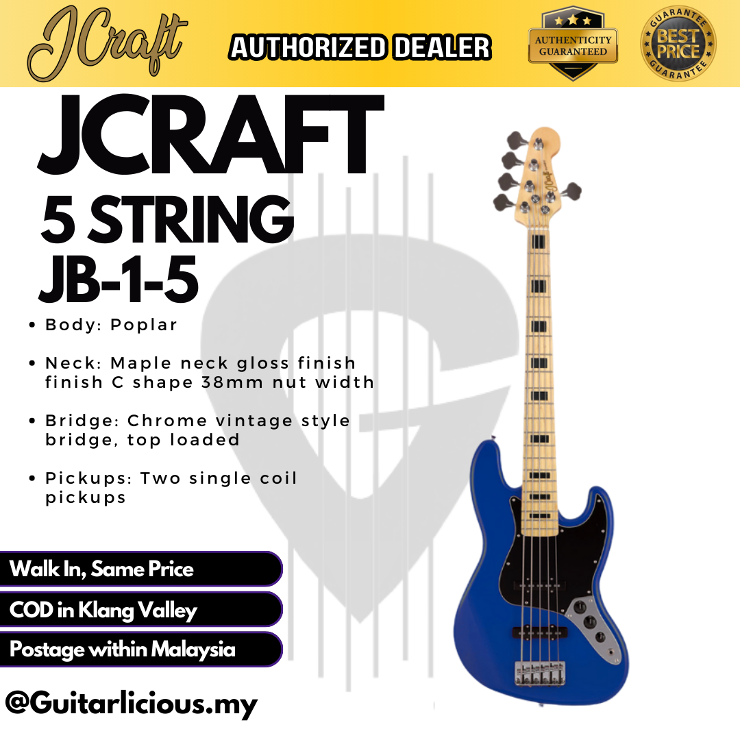 JCraft 5 String _ Sunburst - Package A (2)