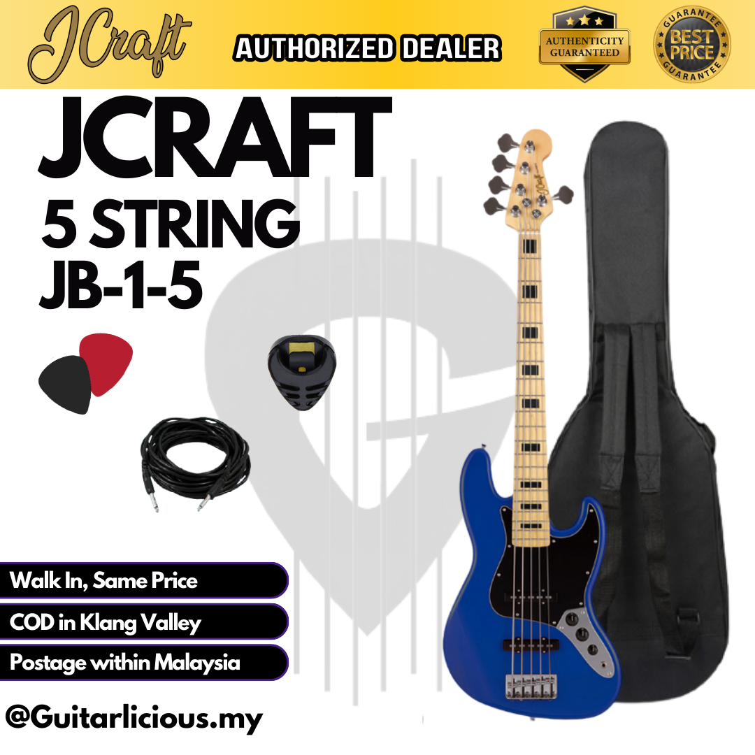 JCraft 5 String _ Sunburst - Package B (2)