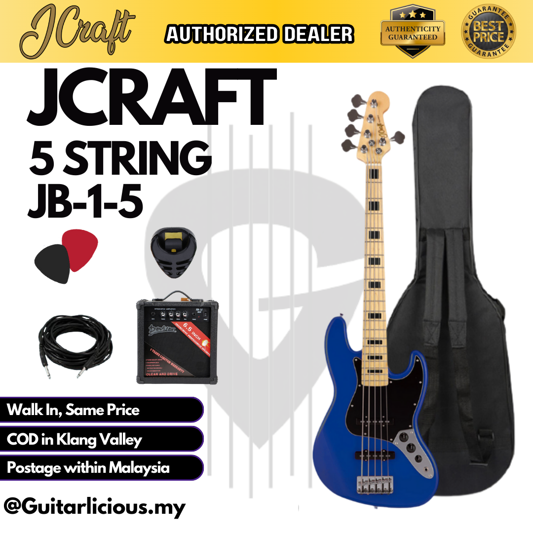 JCraft 5 String _ Sunburst - Package C (2)