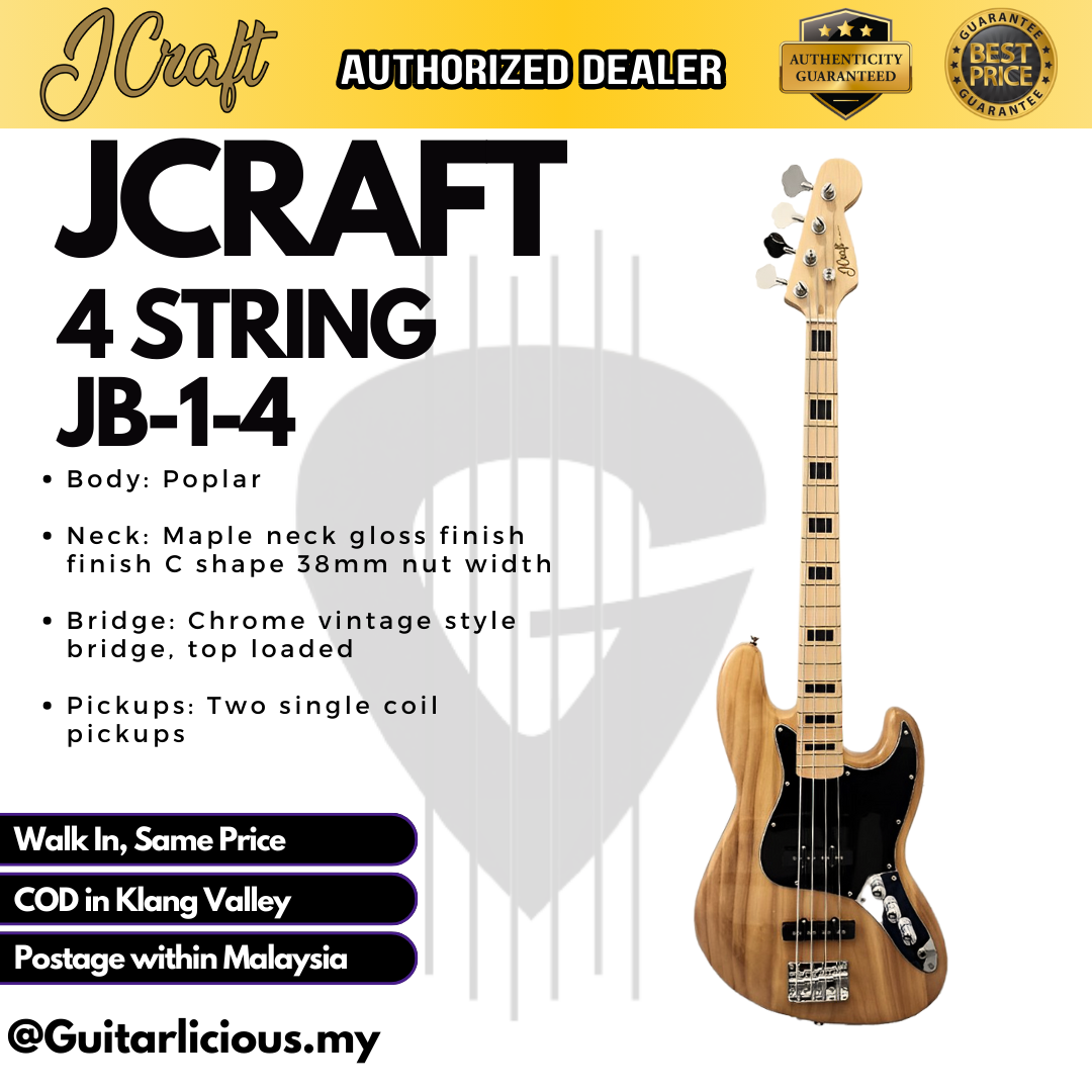 JCraft 4 String _ Natural - Package A (2)