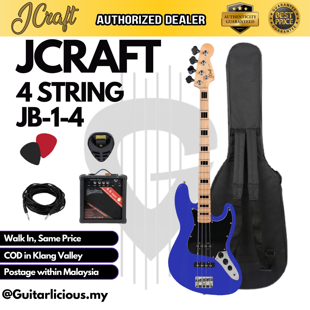 JCraft 4 String _ Blue - Package C (2)