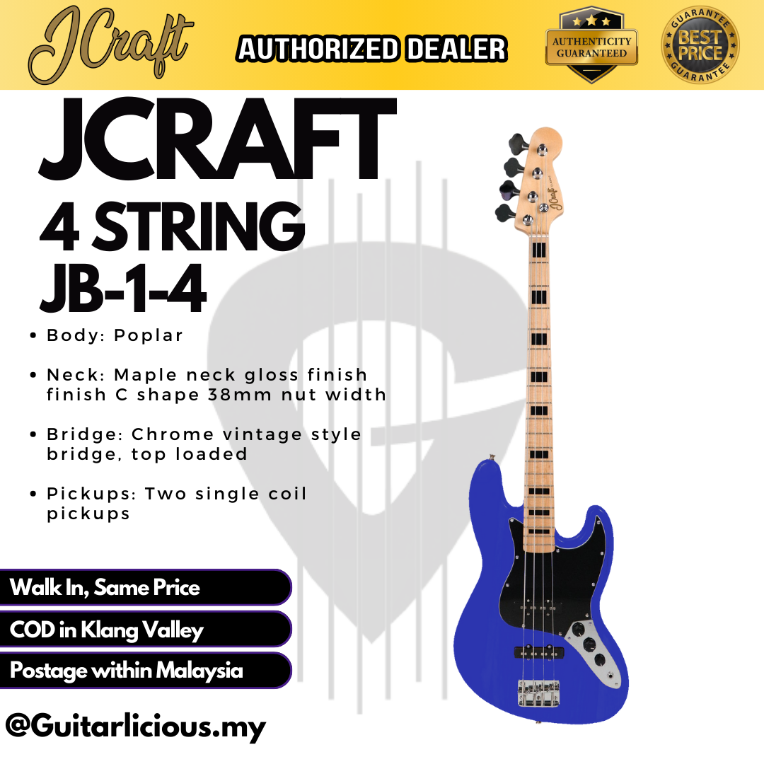 JCraft 4 String _ Blue - Package A (2)