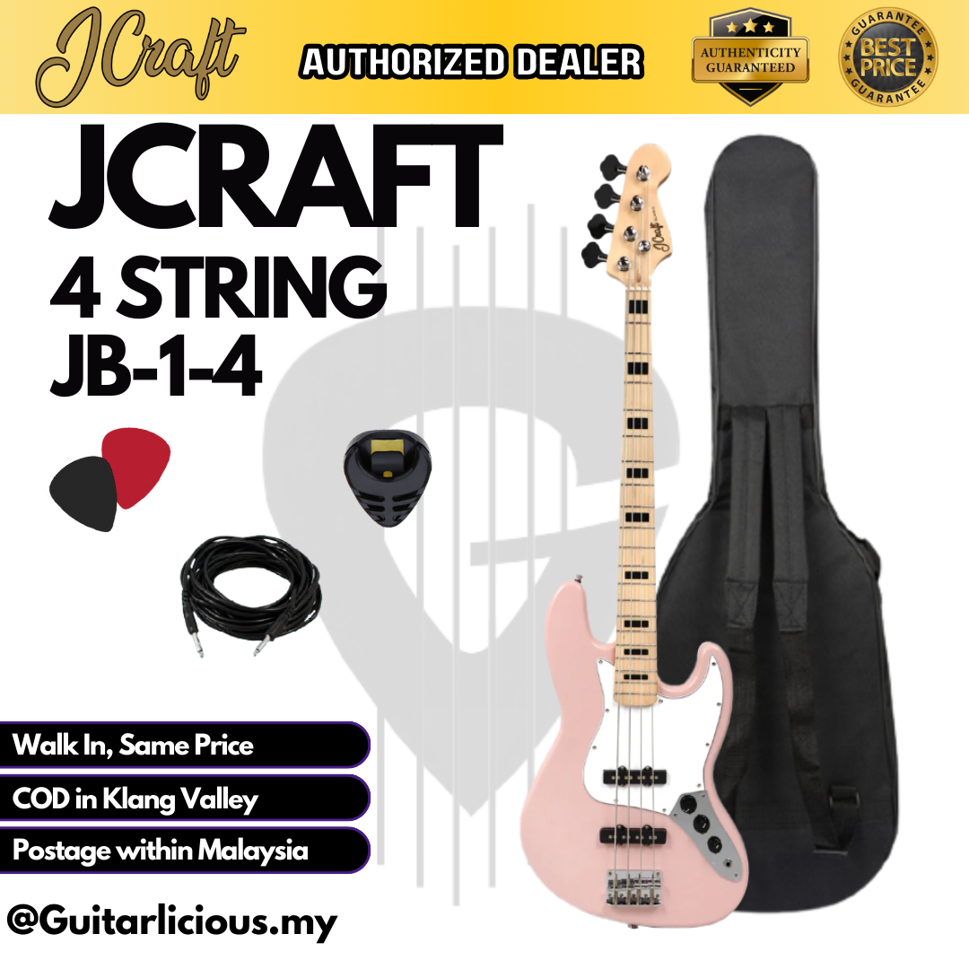 JCraft 4 String _ Pink White - Package B (2)