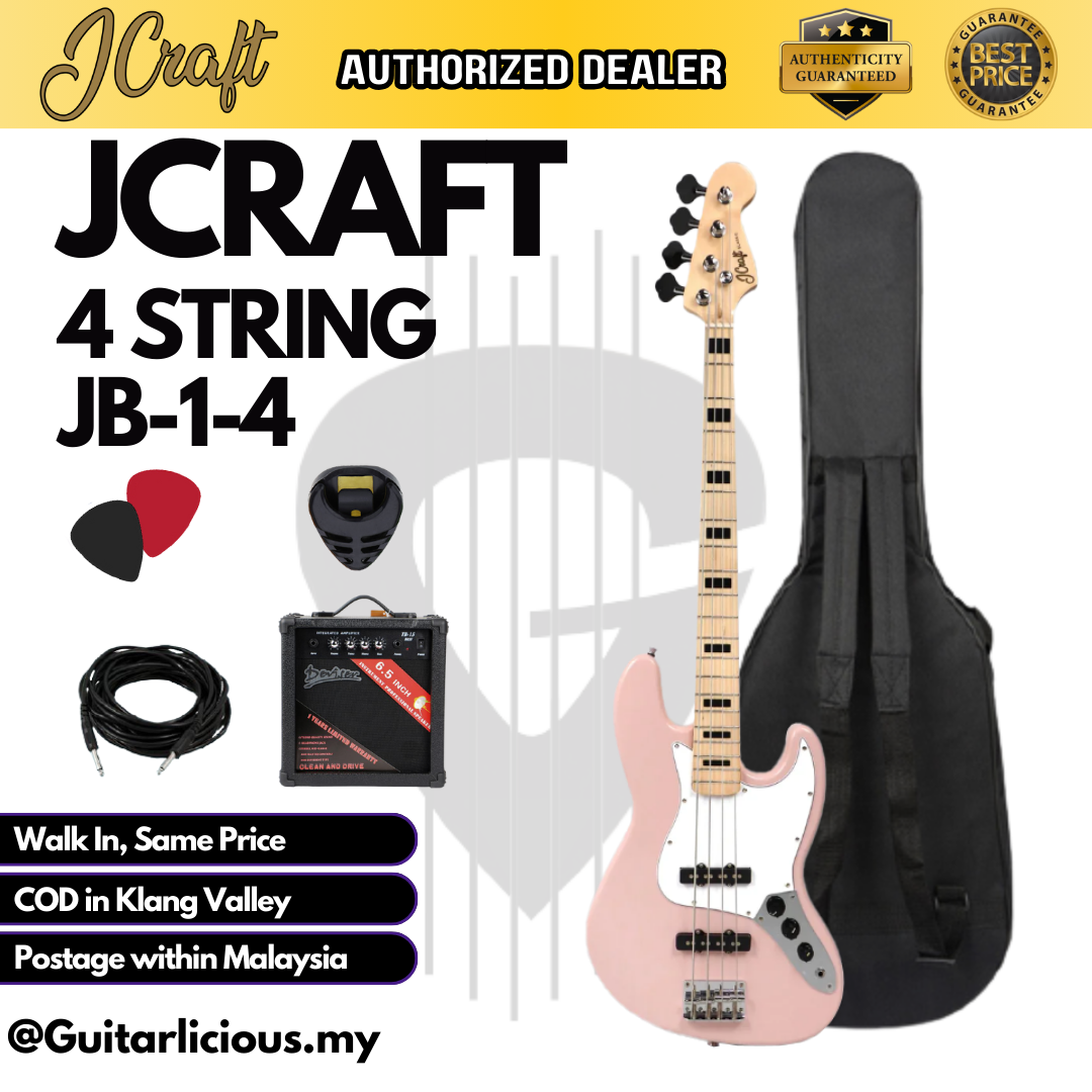 JCraft 4 String _ Pink White - Package C (2)