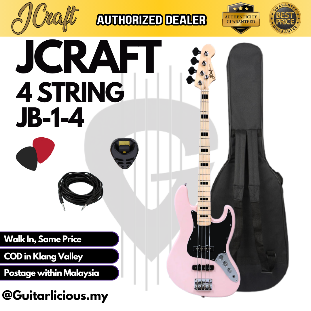 JCraft 4 String _ Pink Black - Package B (2)