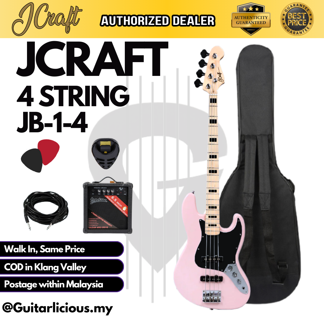 JCraft 4 String _ Pink Black - Package C (2)