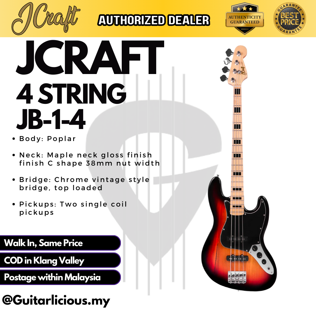 JCraft 4 String _ Sunburst - Package A (2)