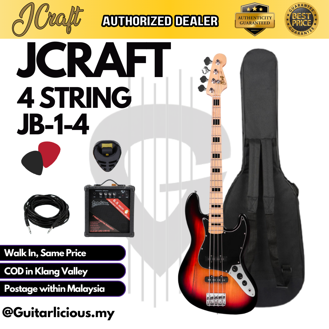 JCraft 4 String _ Sunburst - Package C (2)