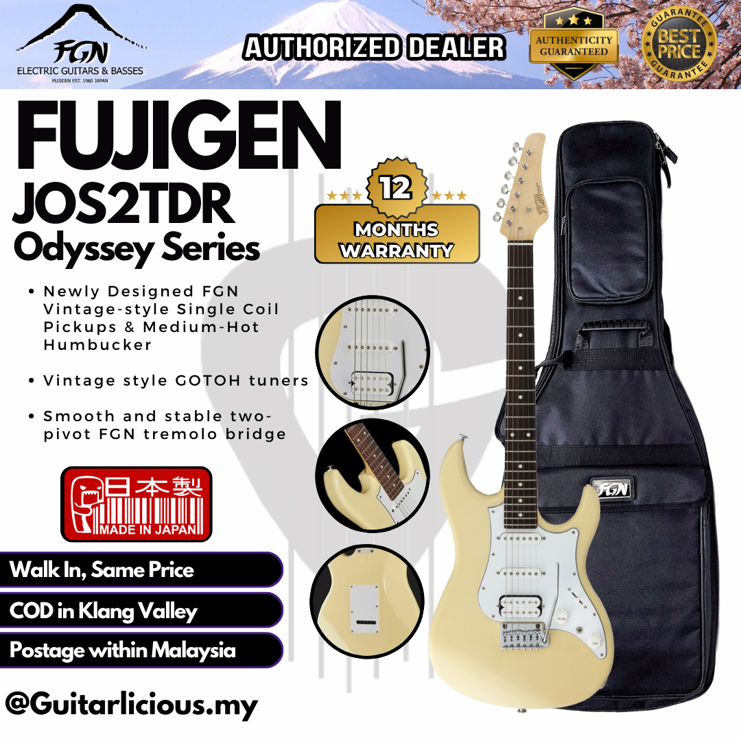 JOS2TDR-Fujigen Stratocaster Odyssey - Ivory - A (2)