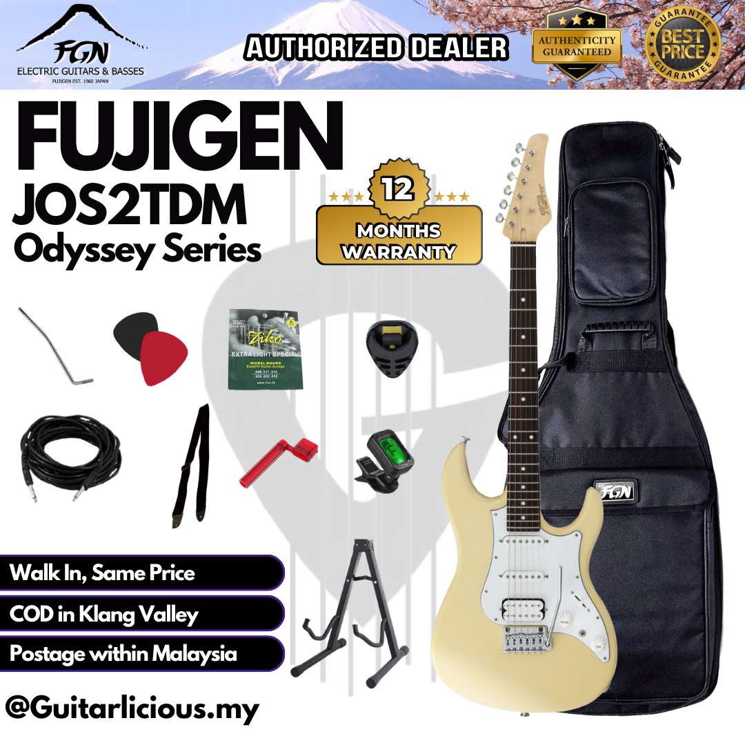 JOS2TDR-Fujigen Stratocaster Odyssey - Ivory - C (2)