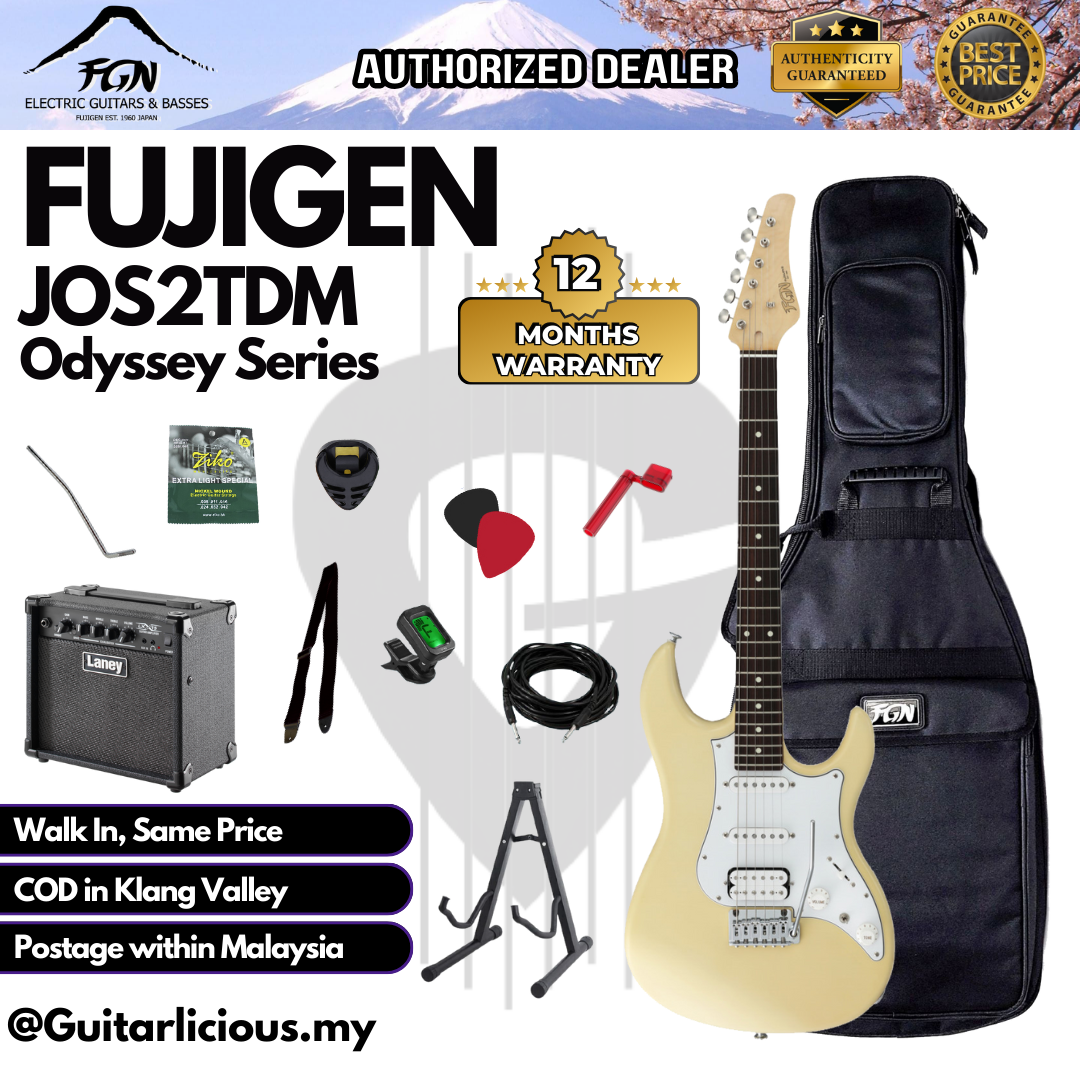 JOS2TDR-Fujigen Stratocaster Odyssey - Ivory - D (2)