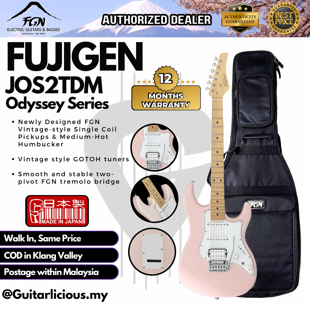 JOS2TDM-Fujigen Stratocaster Odyssey - Shell Pink - A (2)