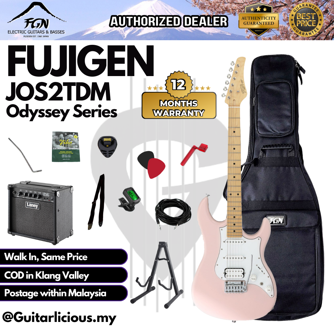 JOS2TDM-Fujigen Stratocaster Odyssey - Shell Pink - D (2)