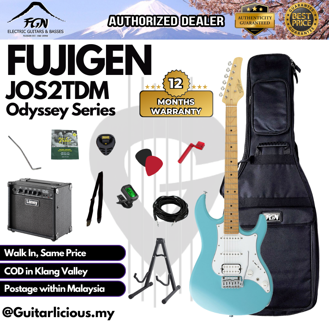 JOS2TDM-Fujigen Stratocaster Odyssey - Mint Blue - D (2)