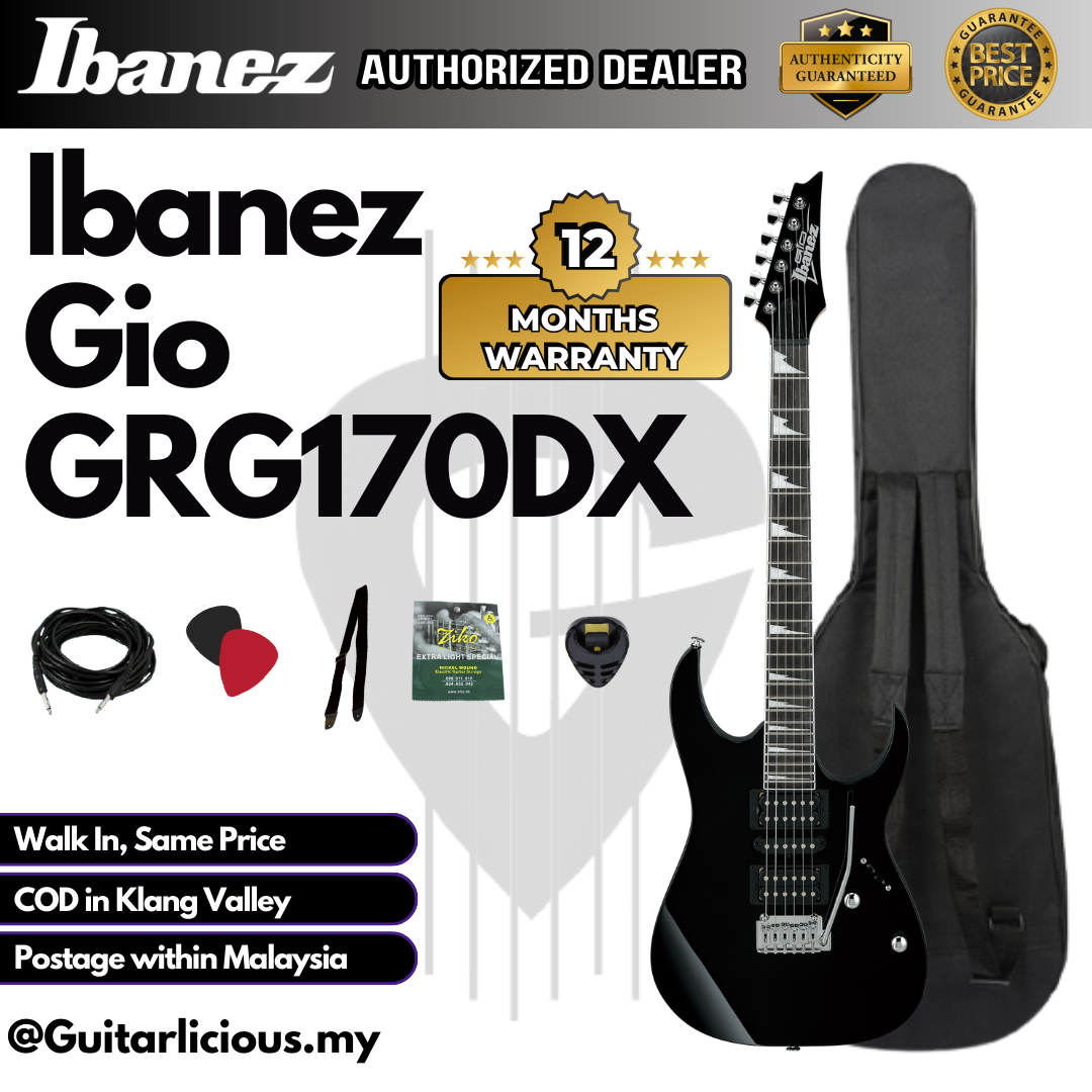 Ibanez Gio GRG170DX - Black Night - B