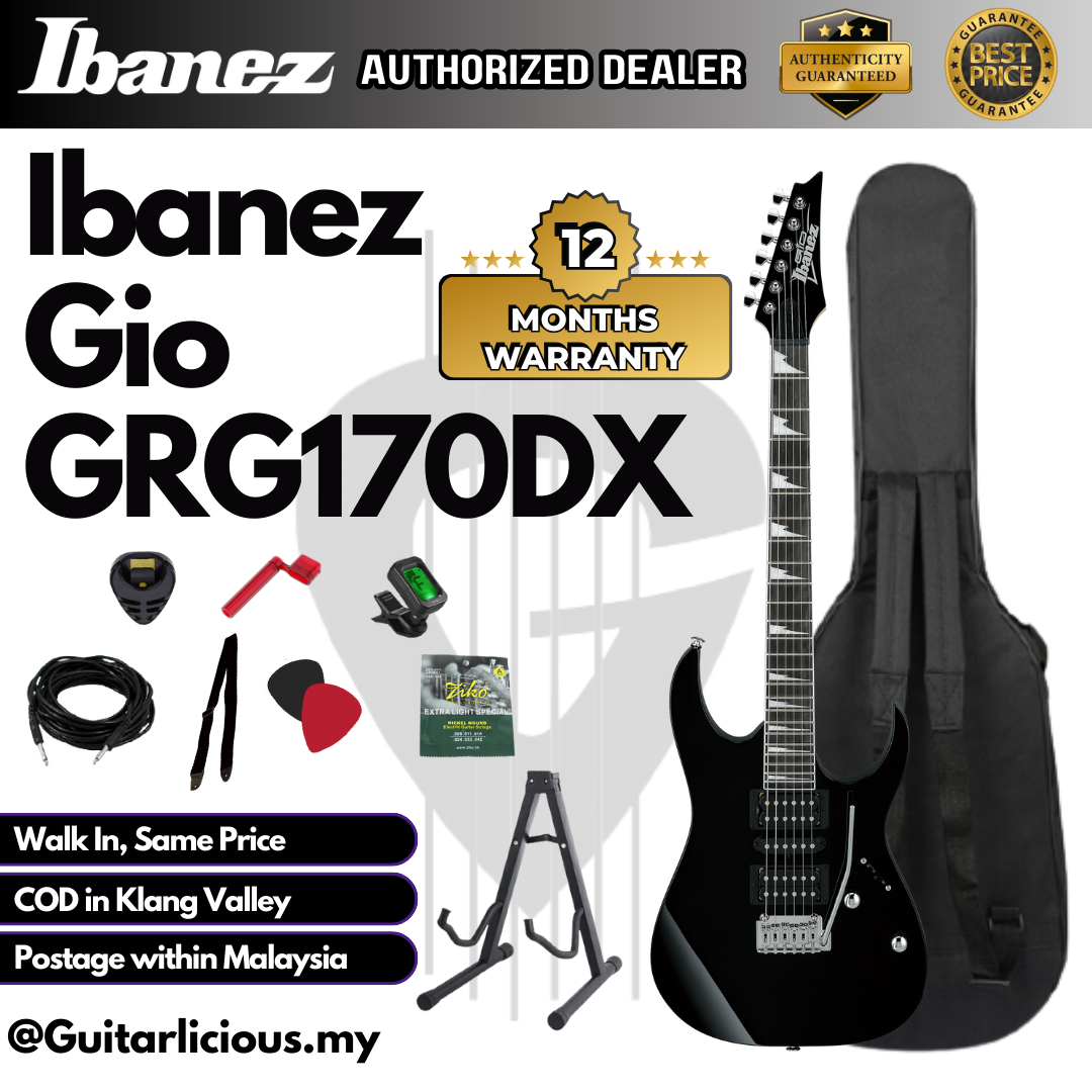 Ibanez Gio GRG170DX - Black Night - C