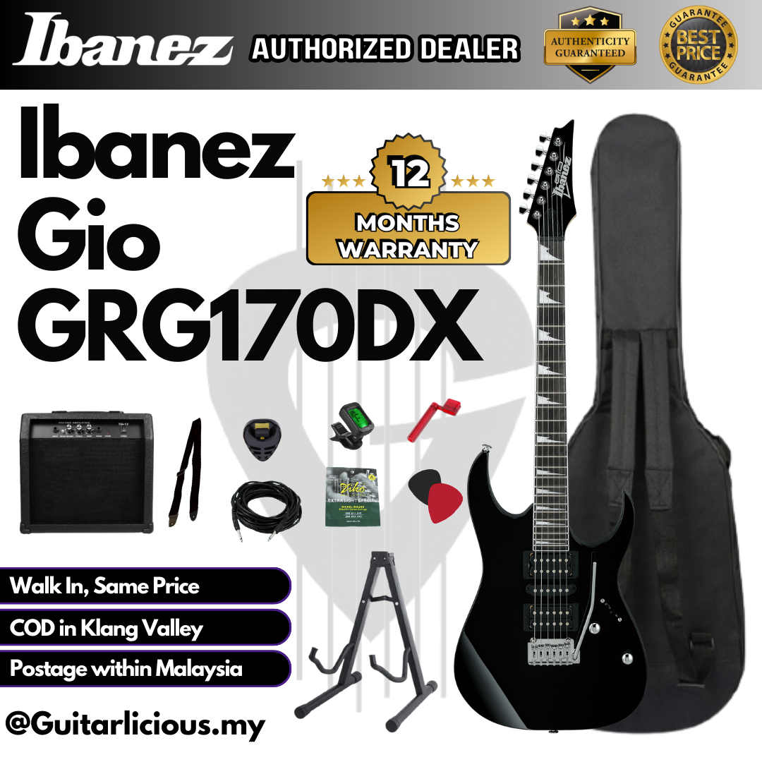Ibanez Gio GRG170DX - Black Night - D