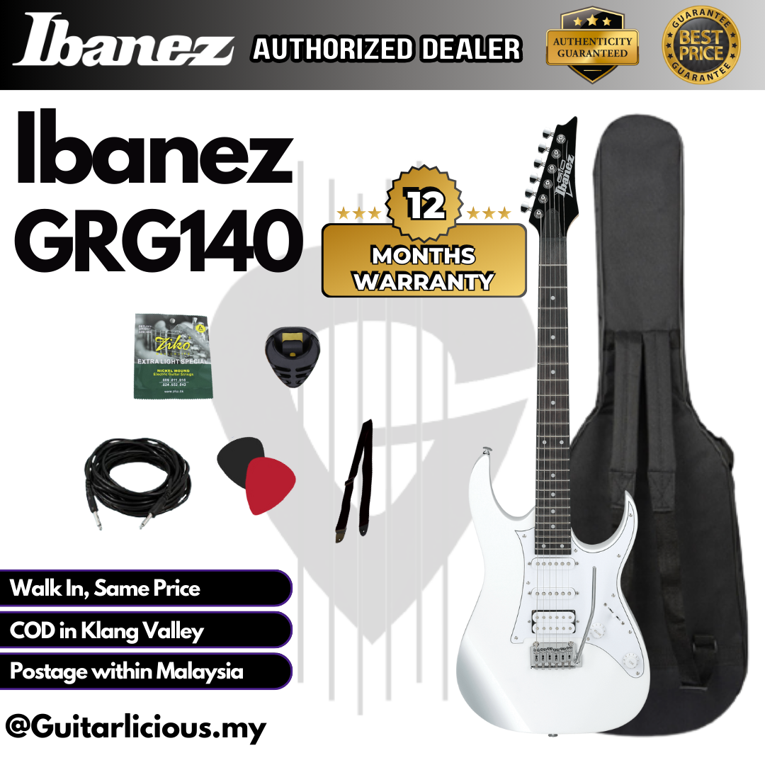 Ibanez Gio GRG140 - White - B (2)