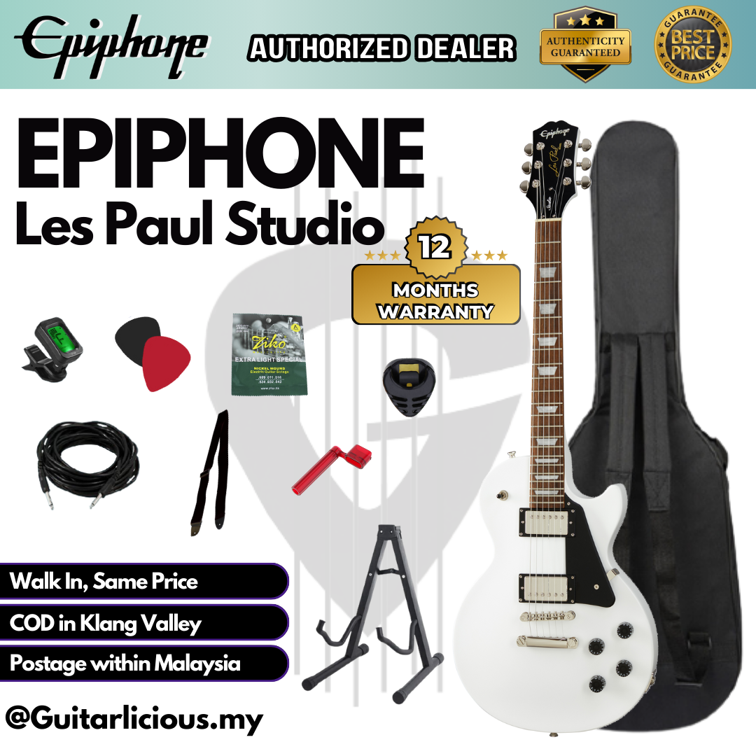 EILT-Les Paul Studio - Alpine White - C (2)