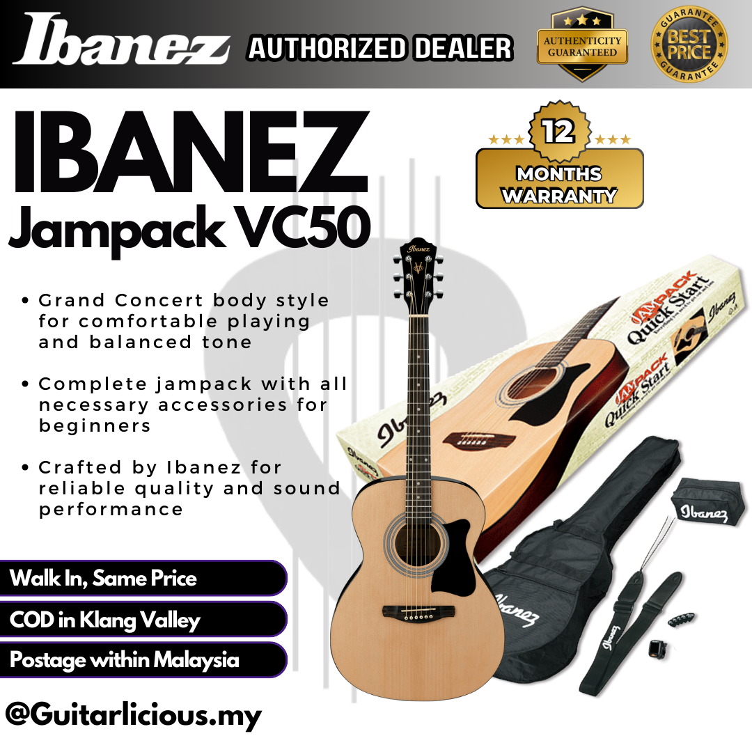 Ibanez V50NJP Acoustic Guitar Jampack Natural High Gloss (V50NJPNT
