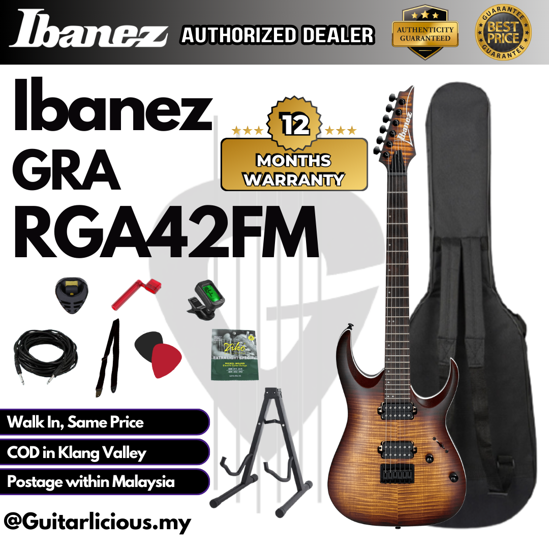 Ibanez RGA42FM, Dragon Eye Burst Flat - C (2)