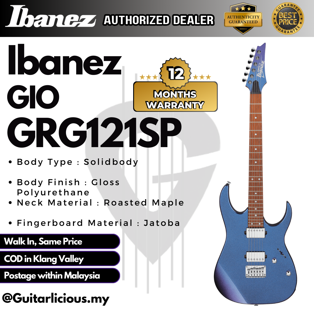 Ibanez Gio RG GRG121SP, Blue Metal Chameleon - A (2)